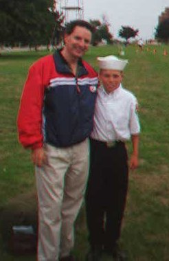 Dad and Colin at Newport, RI